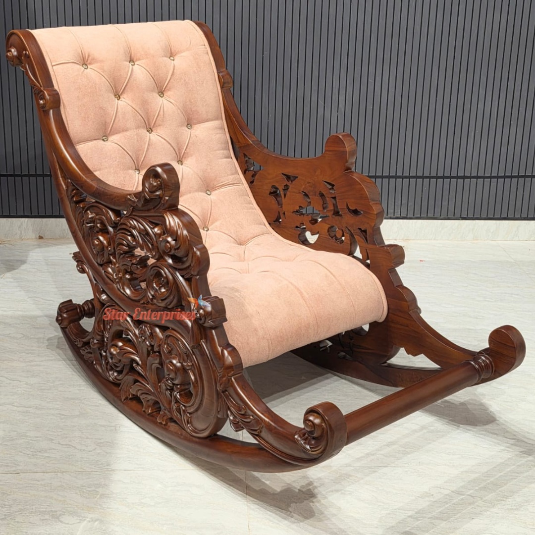 Premium Handcrafted Rocking Chair BDCH-0136 - Image 4