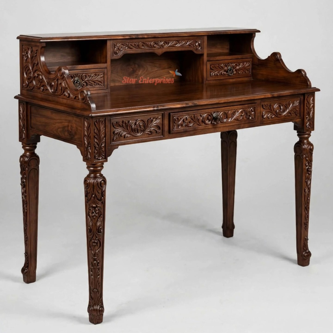 Premium Handcrafted Study Table OFD-037 - Image 2