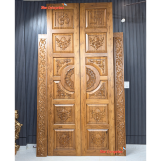 Premium Teak Wood Handcrafted Door DR-097