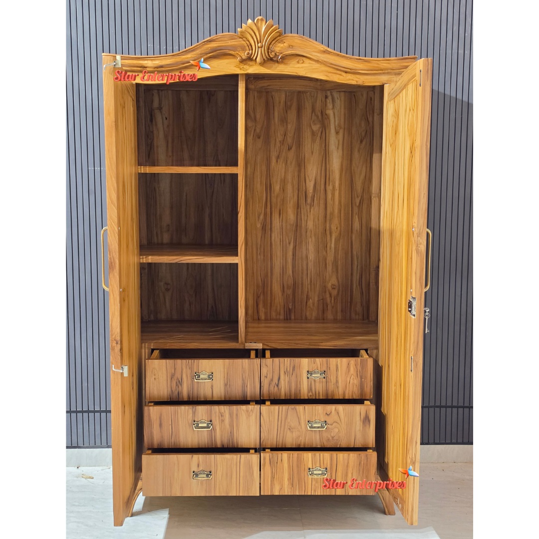 Teak Wood Classic Almirah ALM-071 - Image 3