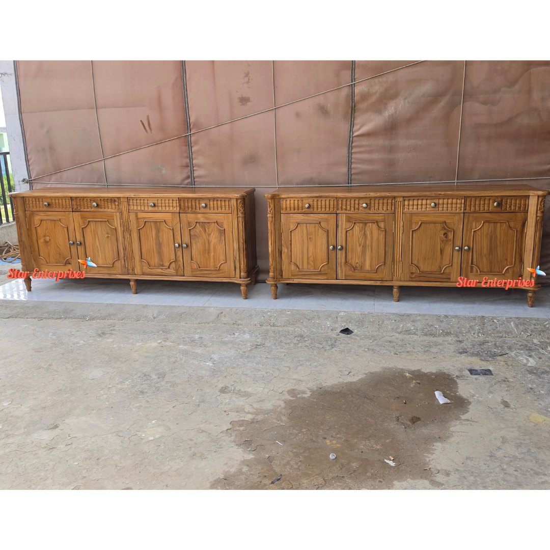 Teak Wood Classical Storage Cabinets CHDR-066 - Image 2