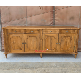 Teak Wood Classical Storage Cabinets CHDR-066
