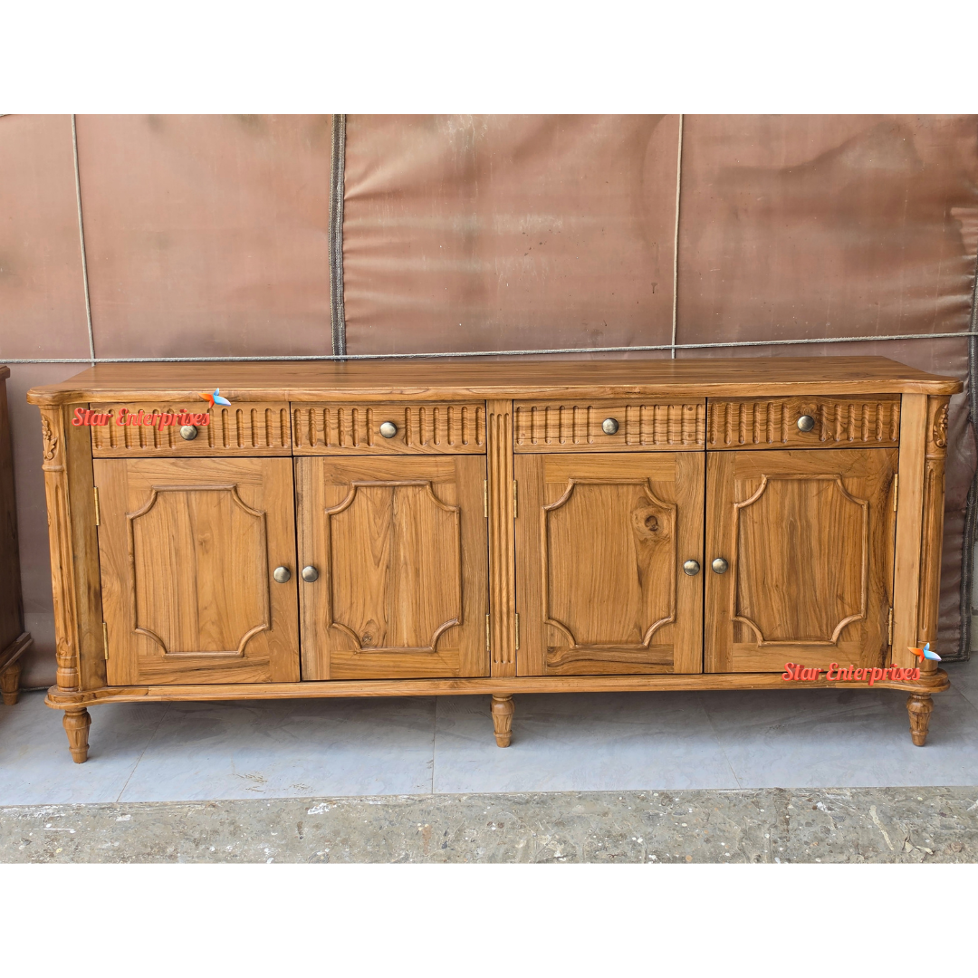Teak Wood Classical Storage Cabinets CHDR-066 - Image 3