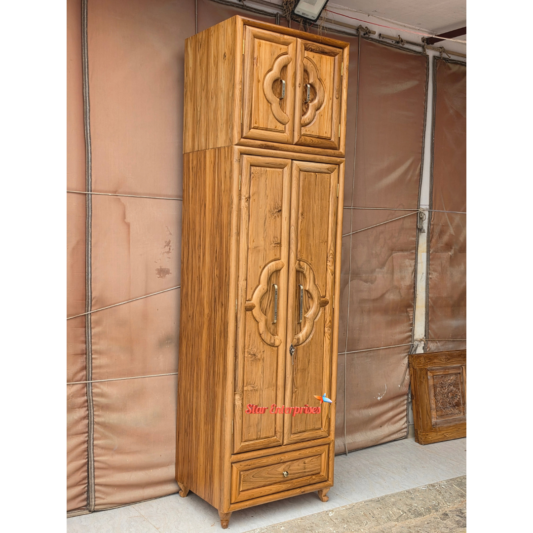 Teak Wood Handcrafted Almirah ALM-073 - Image 2