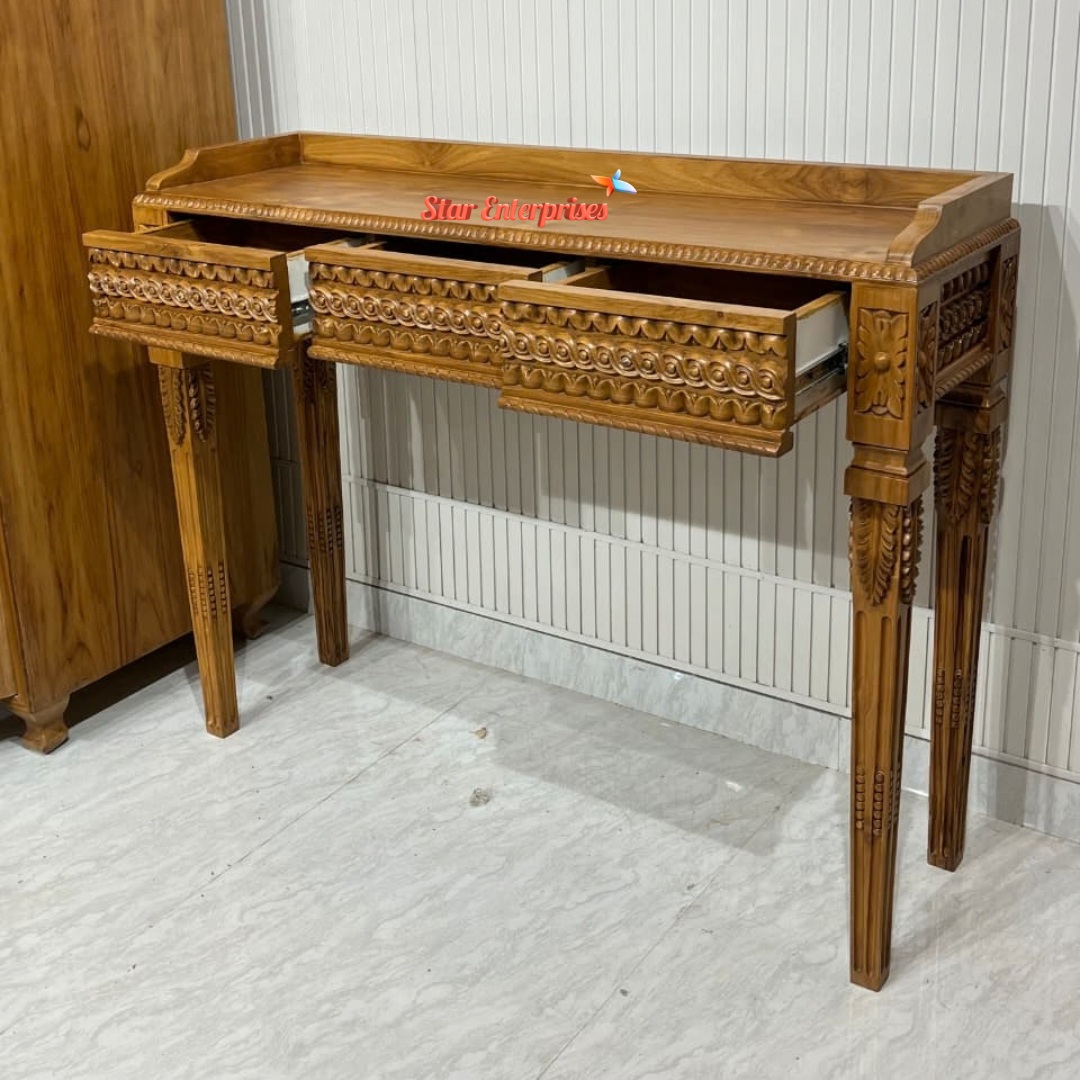 Wooden Antique Console Table CNSL-0115 - Image 2