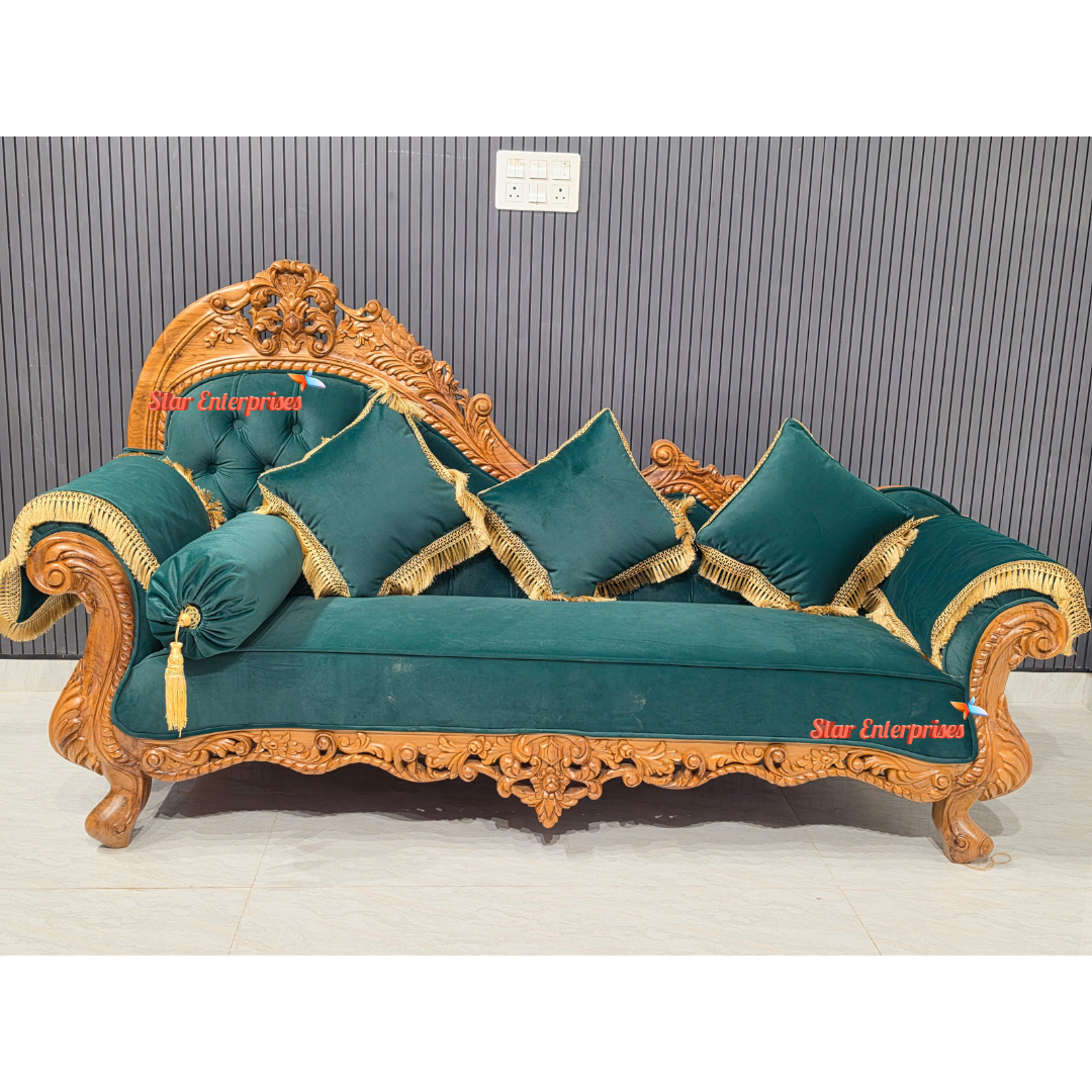 Wooden Classical Carved Diwan Couch DWN-073