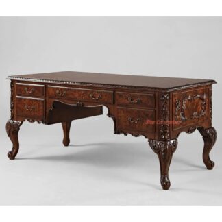 Wooden Classical Carved Office Desk OFD-040