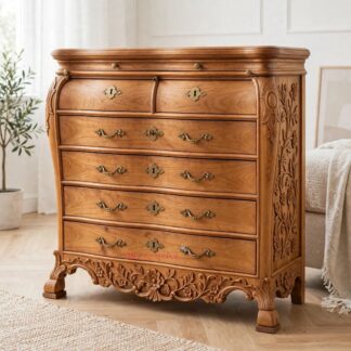 Wooden Handcrafted Chest of Drawers CHDR-071
