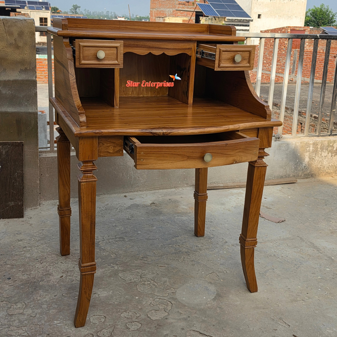 Wooden Handcrafted Study Table OFD-036 - Image 2