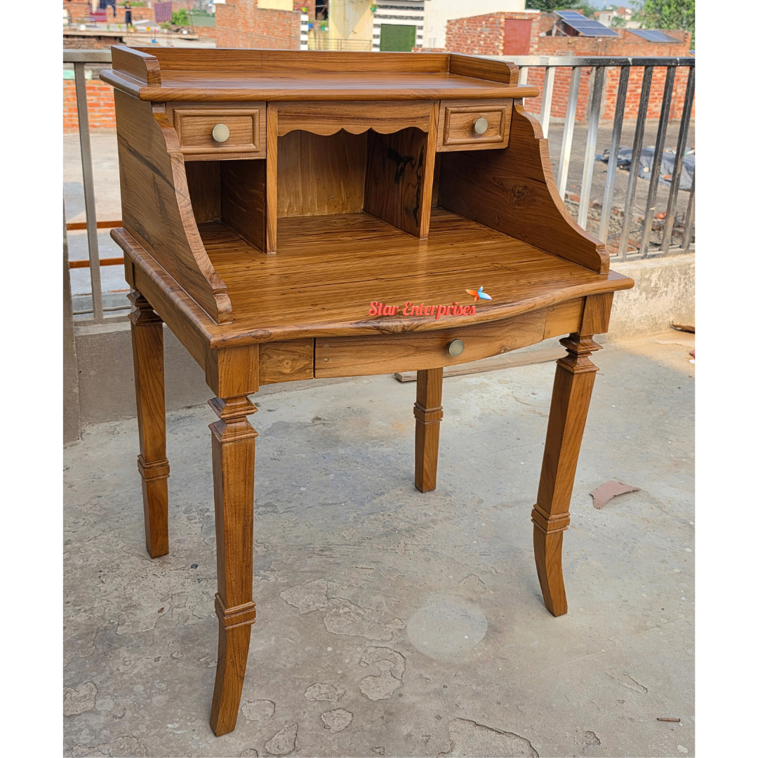 Wooden Handcrafted Study Table OFD-036 - Image 4