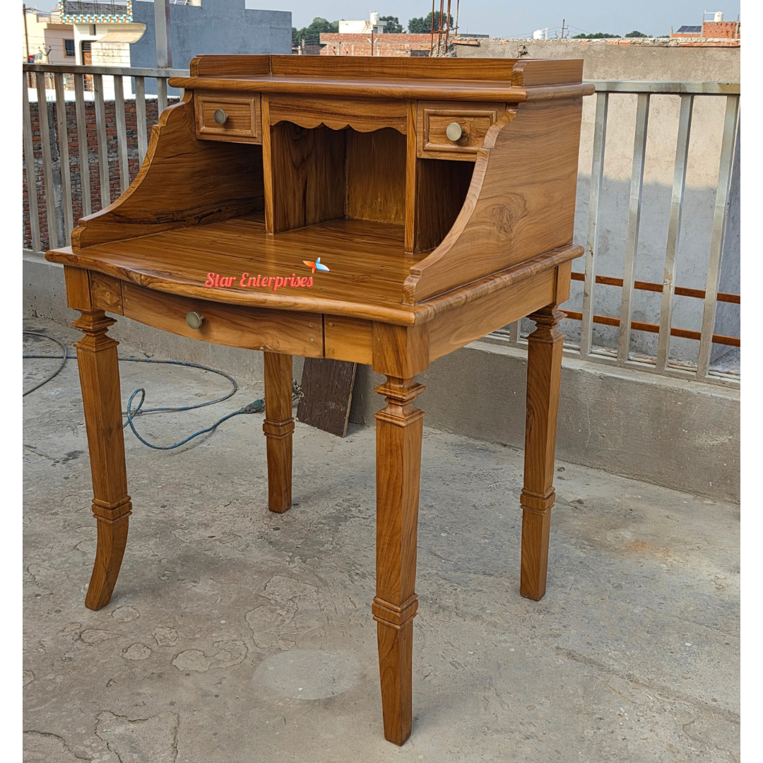 Wooden Handcrafted Study Table OFD-036 - Image 5